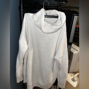 White Turtleneck Sweater